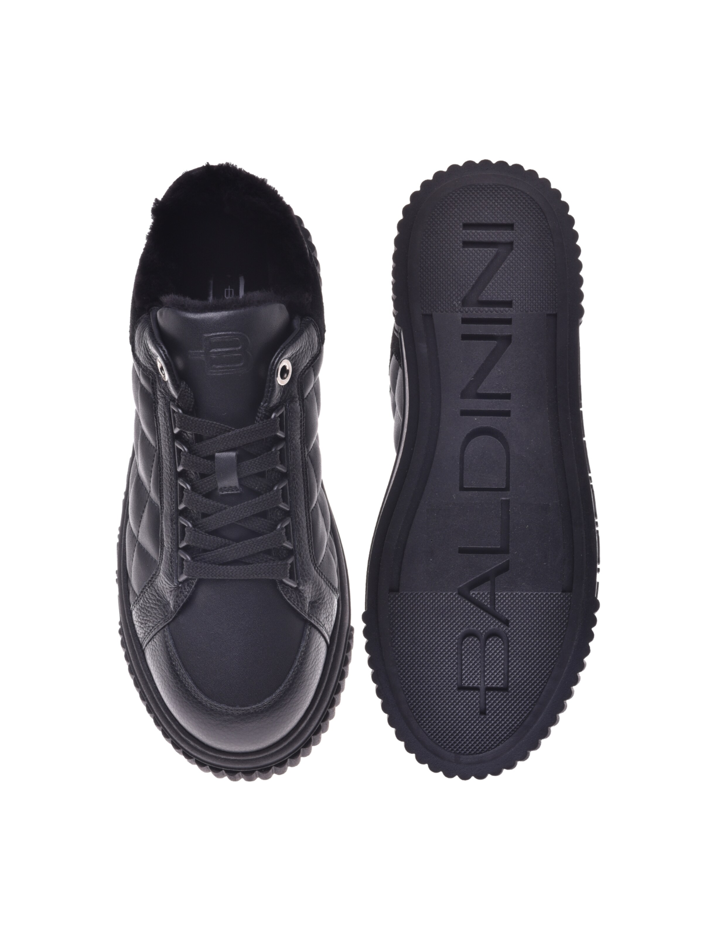Baldinini quilted-finish low-top Sneakers - Farfetch